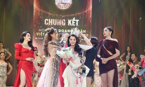 Doanh nhân Vũ Thị Ngọc Anh đăng quang Hoa hậu Doanh nhân Việt Nam Toàn cầu 2020