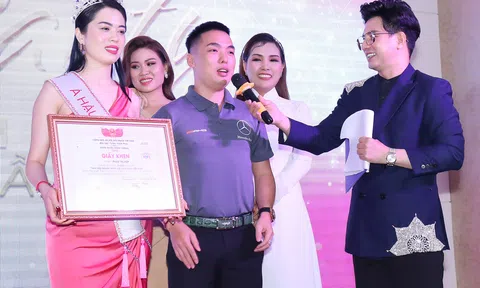 Á hậu 1 Phạm Hợp sánh vai cùng chồng tại Thanks Party Hoa hậu Doanh nhân Việt Nam Toàn cầu 2020