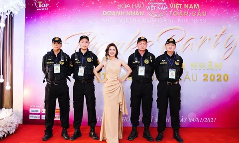 Người đẹp Truyền thông Nguyễn Thị Hoa tham dự đêm tiệc tri ân Hoa hậu Doanh nhân Việt nam Toàn cầu