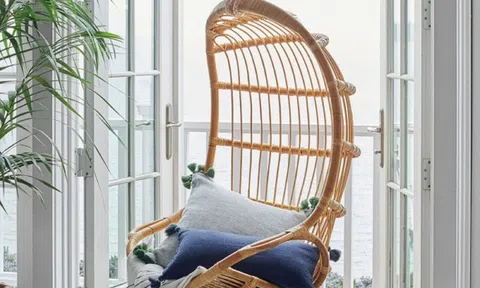 Những kiểu xích đu đẹp trang trí cho hiên nhà thêm xinh