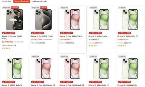Cơ hội sở hữu iPhone 15 với giá "siêu hời" tại XTmobile