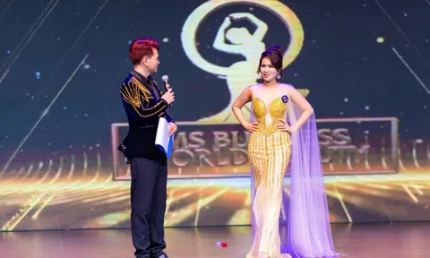 Doanh nhân Lê Thị Hoàng Oanh đăng quang Hoa hậu Đại sứ Thương Hiệu 2024