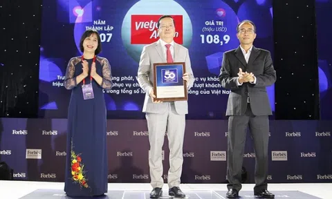 Vietjet vào Top 50 Thương hiệu dẫn đầu 2020