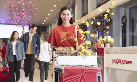 Đón Tết Tân Sửu ngập tràn mai, đào cùng Vietjet