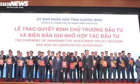 11 nhà đầu tư 'đổ' gần 23.000 tỷ đồng vào 14 dự án ở Quảng Bình