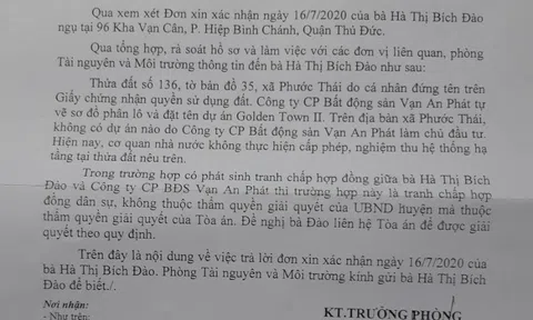 Công ty CP bất động sản Vạn An Phát có “vẽ ra dự án” để lừa dối khách hàng?