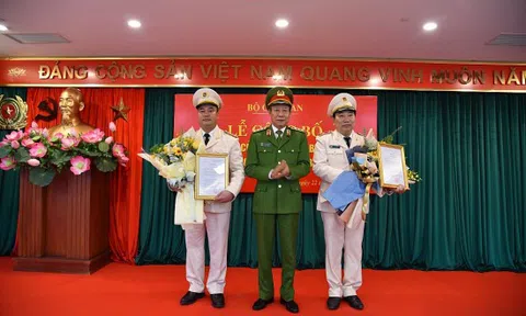 Bộ trưởng Bộ Công an bổ nhiệm 2 tân Cục trưởng