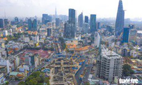 Metro số 1 sắp trả mặt bằng đường Lê Lợi, TP.HCM gấp rút thiết kế cảnh quan