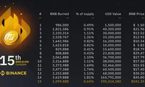 Số tiền ảo trị giá 595 triệu USD đã bị tiêu hủy trong quý I/2021