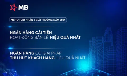 MBBank liên tiếp nhận sáu giải thưởng quốc tế lớn ngành ngân hàng