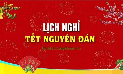 Lịch nghỉ giao dịch chứng khoán nhân dịp Tết Nguyên đán 2022