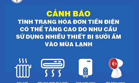 EVN cảnh báo hóa đơn tiền điện tháng 2 của nhiều gia đình tăng đột biến