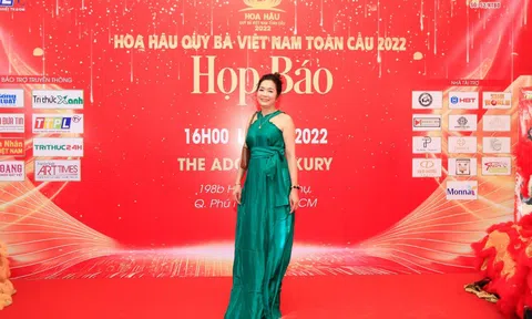Nữ doanh nhân đa tài Dương Thị Huyền tham dự cuộc thi Hoa hậu Quý bà Việt Nam Toàn cầu 2022