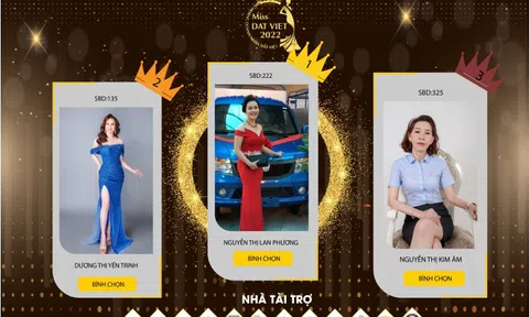 Các thí sinh giữ vững phong độ của BXH “Nữ hoàng được yêu thích nhất 2022”