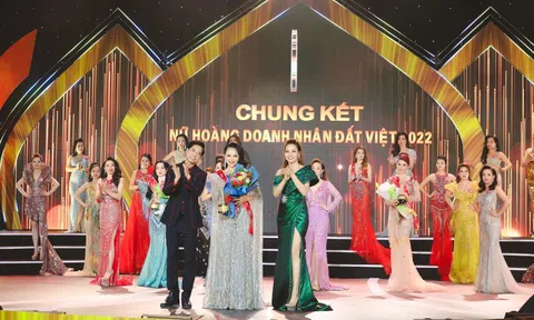 Lê Thị Ngọc Yến đạt được danh hiệu “Người đẹp trí tuệ” của cuộc thi Nữ hoàng doanh nhân đất Việt 2022