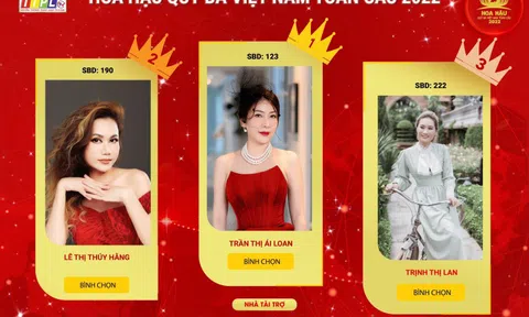 Doanh nhân Trần Thị Ái Loan bất ngờ “vươn mình” trên BXH “Người đẹp được yêu thích nhất”