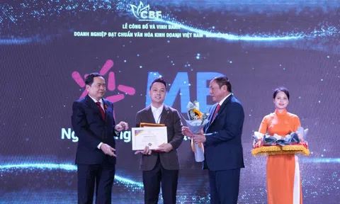 MB được vinh danh "Doanh nghiệp đạt chuẩn văn hóa kinh doanh Việt Nam" 2022