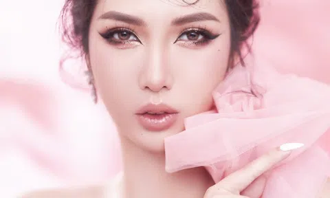 Hoa hậu Khương Phương Anh khoe vẻ đẹp tựa "nàng thơ" với sắc hồng trong bộ ảnh mới