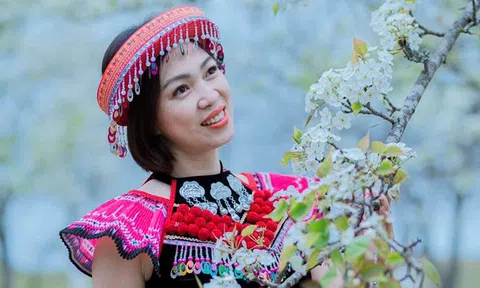 Á hậu Lê Thị Khánh Vân đẹp xuất sắc trong trang phục dân tộc người H'mông