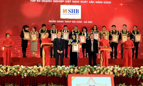 SHB lọt Top 50 doanh nghiệp xuất sắc nhất Việt Nam