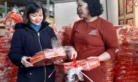 Làng nghề bánh, mứt, kẹo vào vụ Tết