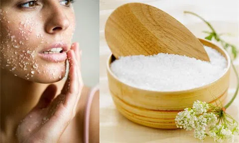 Cách tẩy da chết hiệu quả từ muối