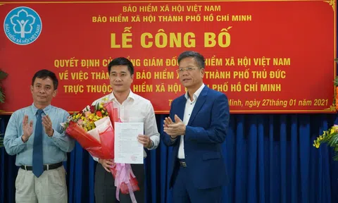 Công bố thành lập Bảo hiểm Xã hội TP Thủ Đức