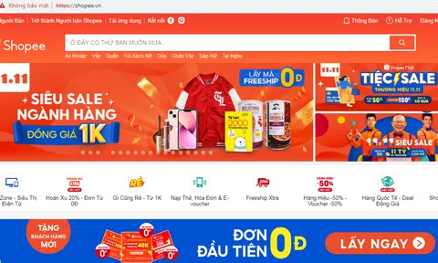 Ngành dược - mỹ phẩm bội thu trên các sàn thương mại điện tử dịp 11/11