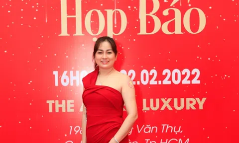 Thí sinh Lê Hồng Loan lộ diện tại cuộc thi Hoa hậu Quý bà Việt nam Toàn Cầu 2022