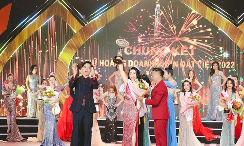 Võ Thị Sang đạt ngôi vị Á hoàng 1 “Nữ hoàng Doanh nhân đất Việt 2022”