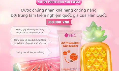 Độc đáo kem chống nắng chiết xuất từ thảo mộc của SHC