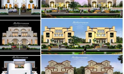 Phong cách kiến trúc Địa Trung Hải trong BST "999 Luxury Villa Styles"của công ty SVA