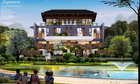 Phong cách kiến trúc Nhật Bản trong BST "999 Luxury Villa Styles" của công ty SVA
