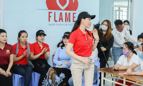 Á hoàng 3 Kim Âm trong hành trình thiện nguyện cùng BTC Nữ hoàng Doanh nhân đất Việt 2022
