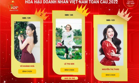 Các thí sinh cạnh tranh khốc liệt trên BXH “Người đẹp được yêu thích nhất” trước thềm Bán kết
