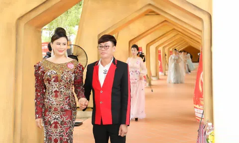 Các thí sinh Hoa hậu Doanh nhân Việt Nam Toàn cầu 2022 toả sáng trong trang phục từ NTK Tommy Nguyễn