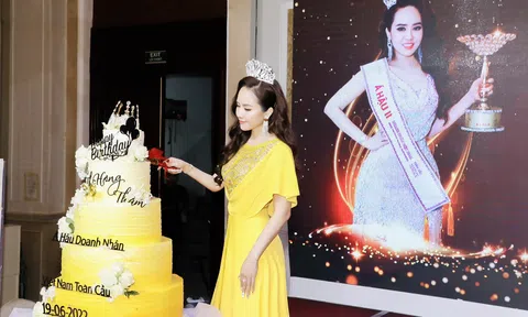 Á hậu Hồng Thắm tổ chức tiệc tri ân sau hành trình dài tại Hoa hậu Doanh nhân Việt Nam Toàn cầu 2022