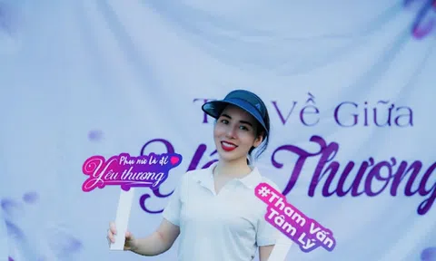 Á hậu Vũ Khánh Hòa tham dự hoạt động của học viện Veras với chủ đề: Trở về giữa yêu thương