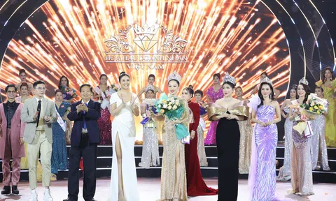 Doanh nhân Vũ Thị Ngọc đăng quang Á hậu 1 cuộc thi Hoa hậu Doanh nhân Việt Nam 2022