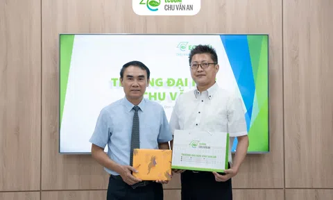 Trường Đại học Chu Văn An: Gặp gỡ, bàn cơ hội hợp tác với Học viện Nhật ngữ GAG (Nhật Bản)