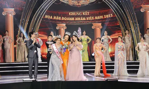 Ngôi vị Á hậu 3 cuộc thi Hoa hậu Doanh nhân Việt Nam 2023 gọi tên doanh nhân Hoàng Thị Thuyết