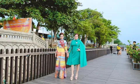 NTK Thân Hoàng Bích Thủy mang bộ sưu tập công sở độc đáo đến Hoa hậu Quý bà Việt Nam Toàn cầu 2023