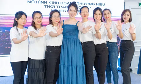 Á hậu Vũ Khánh Hòa ra mắt thương hiệu thời trang mang tên Majesté Paris