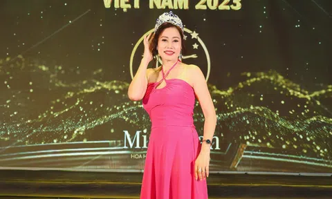 Nhan sắc quý phái của Hoa hậu Nguyễn Thị Hân tại đêm chung kết Miss Asian