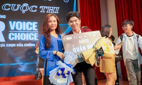 Thí sinh Nguyễn Vũ Minh Thắng chính thức đăng quang ngôi vị Quán Quân cuộc thi giọng nói truyền cảm hứng Our Voice - Our Choice 2023