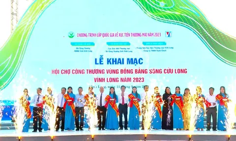 LỄ KHAI MẠC HỘI CHỢ NGÀNH CÔNG THƯƠNG  VÙNG ĐBSCL – VĨNH LONG NĂM 2023