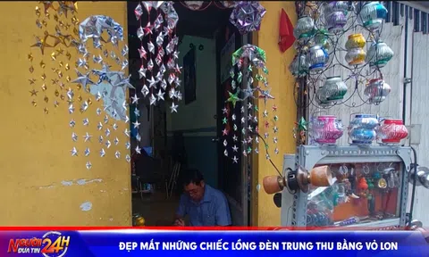 SỨC HÚT CỦA NHỮNG CHIẾC LỒNG ĐÈN TRUNG THU BẰNG VỎ LON