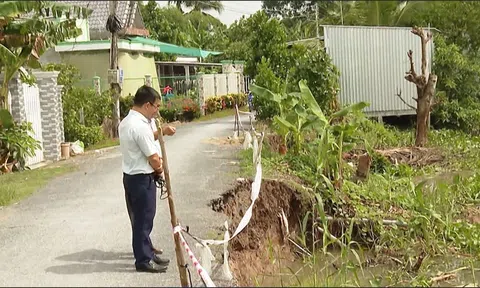 VĨNH LONG ĐƯỢC BỔ SUNG 500 TỶ ĐỒNG PHÒNG, CHỐNG SẠT LỞ BỜ SÔNG