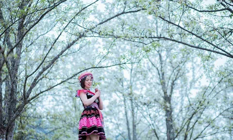 Á hậu Lê Thị Khánh Vân đẹp xuất sắc trong trang phục dân tộc người H'mông