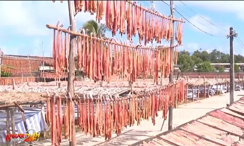 LÀNG CÁ KHÔ GÀNH HÀO VÀO MÙA TẾT